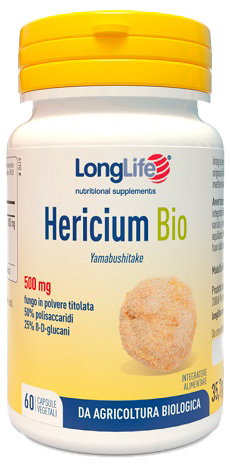 LONGLIFE HERICIUM BIO 60 CAPSULE VEGETALI - Farmacia De Pasquale