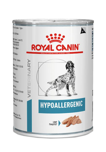 VETERINARY HEALTH NUTRITION WET DOG HYPOALLERGENIC 200 G - Farmacia De Pasquale