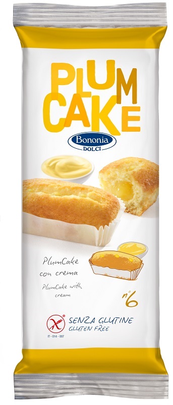 BONONIA DOLCI PLUMCAKE CON CREMA SENZA GLUTINE 6 X 45 G - Farmacia De Pasquale