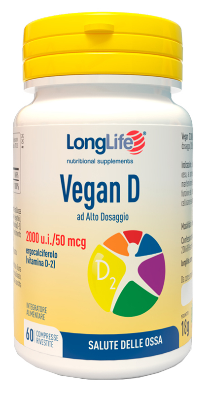 LONGLIFE VEGAN D 60 COMPRESSE - Farmacia De Pasquale