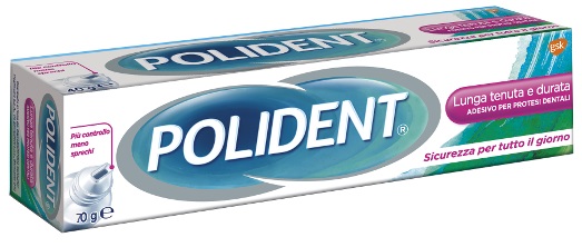 ADESIVO PROTESI DENTALI POLIDENT LUNGA TENUTA 70 G - Farmacia De Pasquale