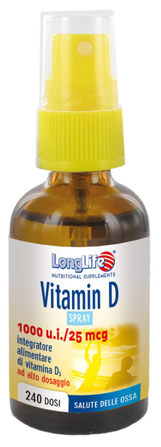 LONGLIFE VITAMIN D 1000UI SPRAY 30 ML - Farmacia De Pasquale