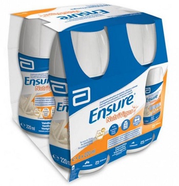 ENSURE NUTRIVIGOR VANIGLIA 4 BOTTIGLIE DA 220 ML - Farmacia De Pasquale