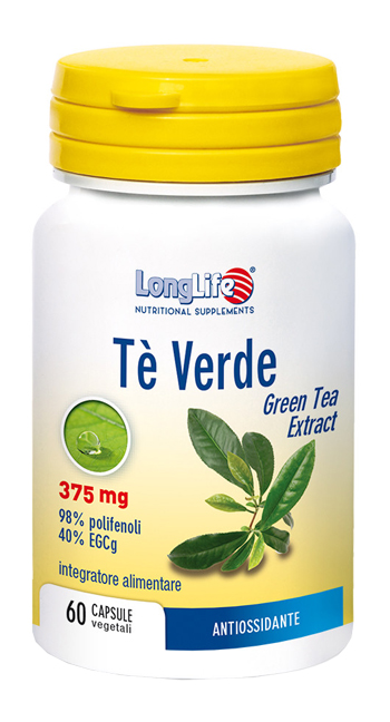 LONGLIFE TE' VERDE 60 CAPSULE VEGETALI - Farmacia De Pasquale