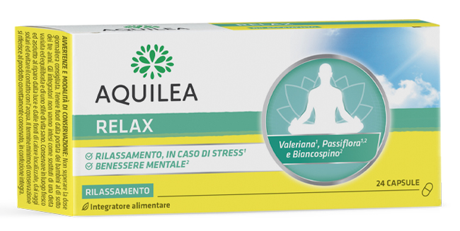 AQUILEA RELAX 24 CAPSULE VEGANE - Farmacia De Pasquale