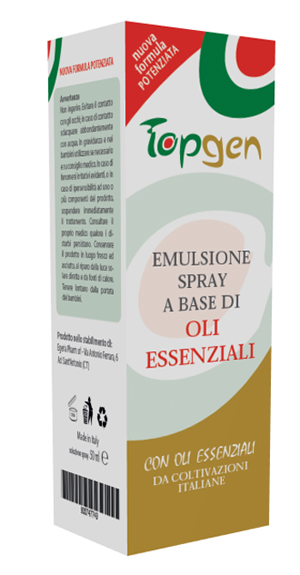 TOPGEN EMULSIONE SPRAY A BASE DI OLI ESSENZIALI 50 ML - Farmacia De Pasquale