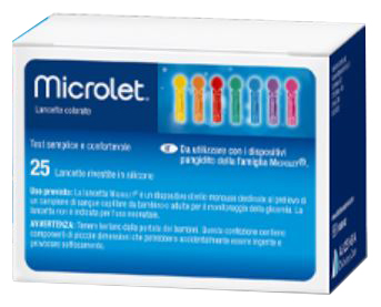 LANCETTE PUNGIDITO PER DISPOSITIVO MICROLET 25 PEZZI - Farmacia De Pasquale