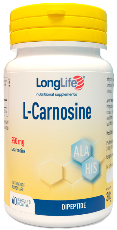 LONGLIFE L-CARNOSINE 60 CAPSULE - Farmacia De Pasquale
