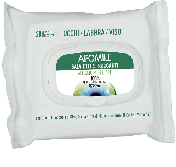 AFOMILL SALVIETTINE STRUCCANTI OLIO MICELLARE - Farmacia De Pasquale