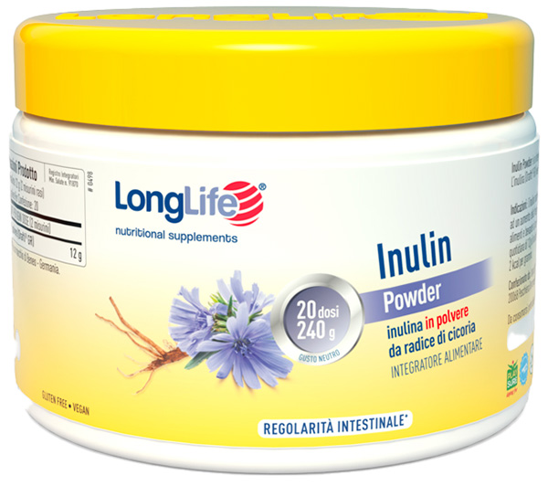 LONGLIFE INULINA POWDER 240 G - Farmacia De Pasquale