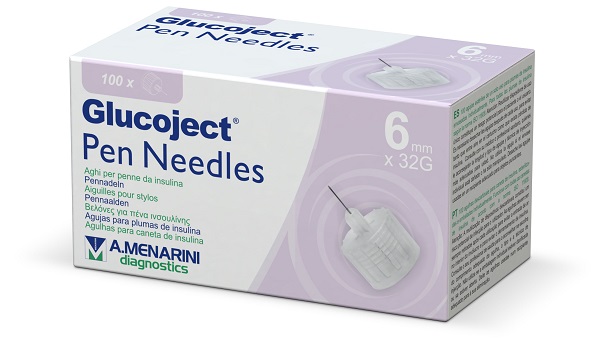 AGO PER PENNA DA INSULINA GLUCOJECT 6 MM GAUGE 32 100 PEZZI - Farmacia De Pasquale