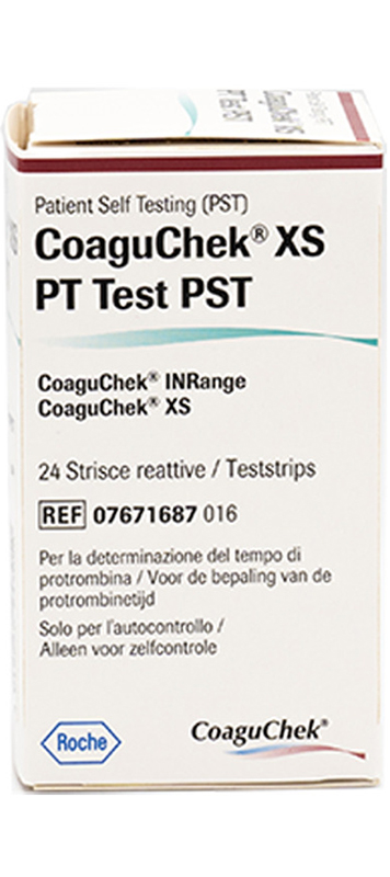 COAGUCHEK XS PT PST 24 STRISCE TEST - Farmacia De Pasquale
