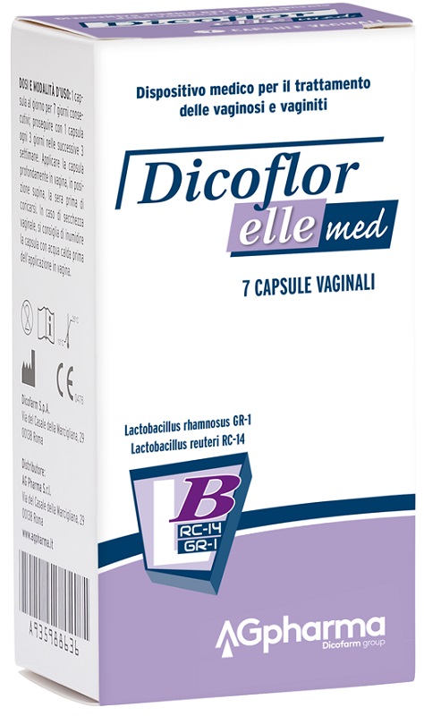 DICOFLOR ELLE MED 7 CAPSULE VAGINALI - Farmacia De Pasquale