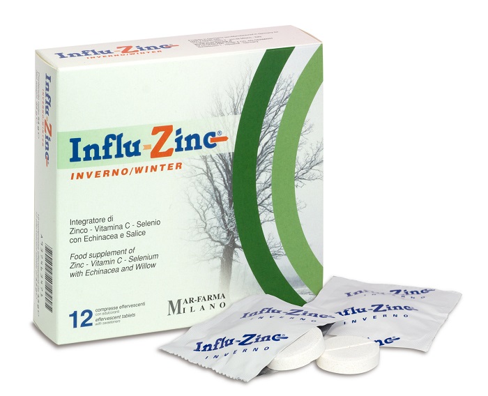 INFLUZINC INVERNO 12 COMPRESSE EFFERVESCENTI - Farmacia De Pasquale