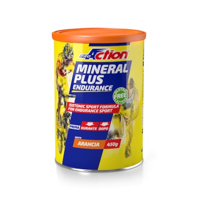 PROACTION MINERAL PLUS ENERGETICO E SALINO ISOTONICO ALL'ARANCIA 450 G - Farmacia De Pasquale