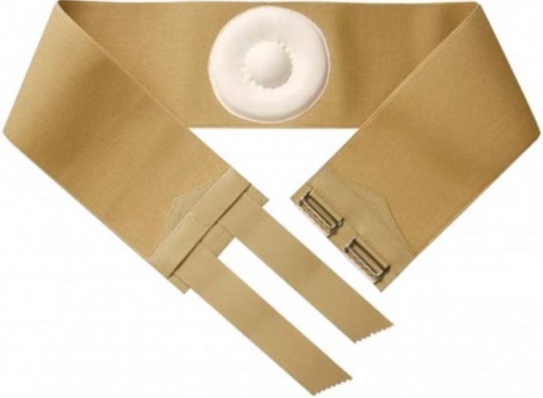 ORIONE 357 CINTO PER ERNIA OMBELICALE CON PELOTTA RIVESTITA IN PELLE BEIGE 9 - Farmacia De Pasquale