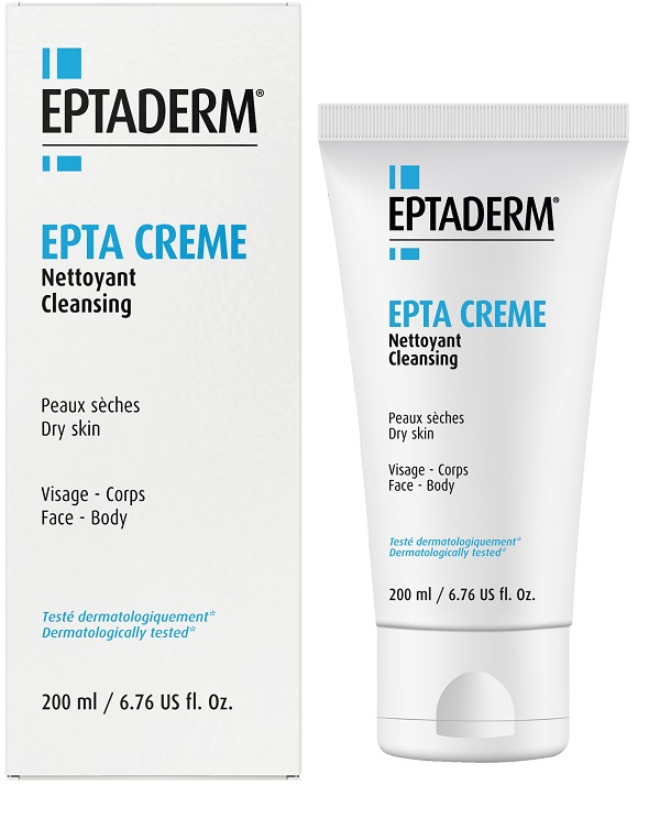 EPTADERM EPTA CREME DETERGENTE PELLI SECCHE VISO CORPO 200 ML - Farmacia De Pasquale