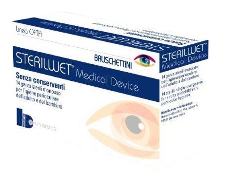 STERILWET GARZA OFTALMICA 14 PEZZI - Farmacia De Pasquale