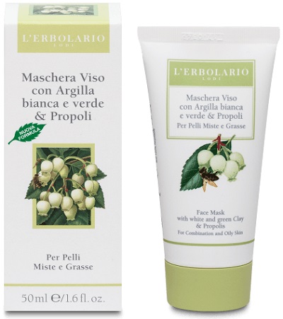 MASCHERA VISO ARGILLA E PROPOLI 50 ML - Farmacia De Pasquale