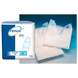 BAVAGLIA MONOUSO TENA BIB MISURA MEDIA/LARGE 150 PEZZI - Farmacia De Pasquale
