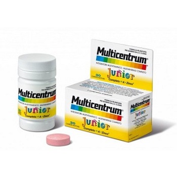 MULTICENTRUM JUNIOR 30 COMPRESSE - Farmacia De Pasquale