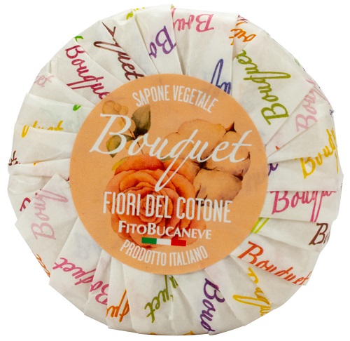 BOUQUET SAPONE VEGETALE FIORI DEL COTONE 100 G - Farmacia De Pasquale