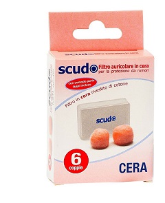 TAPPO AURICOLARE EARPLUG SCUDO IN CERA 6 COPPIE 12 PEZZI ARTICOLO 7EN081 - Farmacia De Pasquale