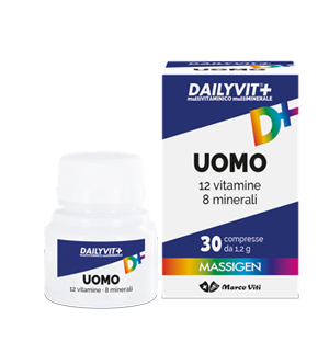 MASSIGEN UOMO MULTIVITAMINICO E MULTIMINERALE 30 COMPRESSE RIVESTITE - Farmacia De Pasquale