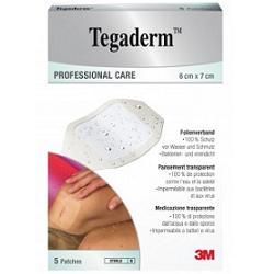 TEGADERM MEDICAZIONE IMPERMEABILE TRASPARENTE 5 PEZZI 6X7 CM - Farmacia De Pasquale