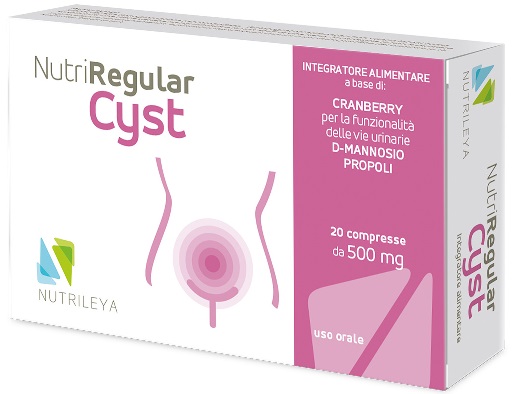 NUTRIREGULAR CYST 20 CAPSULE 500 MG - Farmacia De Pasquale