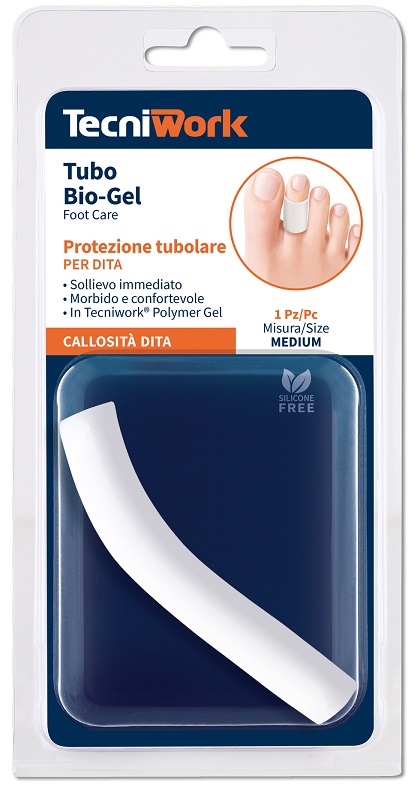 BIOGEL FASCETTA TUBOLARE GEL DITA PIEDI MEDIUM 1 PEZZO - Farmacia De Pasquale