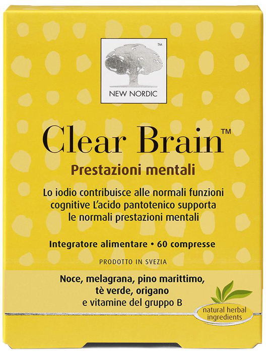 CLEAR BRAIN 60 COMPRESSE - Farmacia De Pasquale