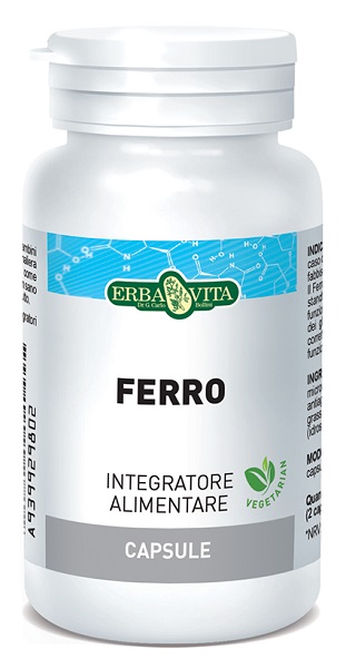 FERRO ERBA VITA 60 CAPSULE - Farmacia De Pasquale