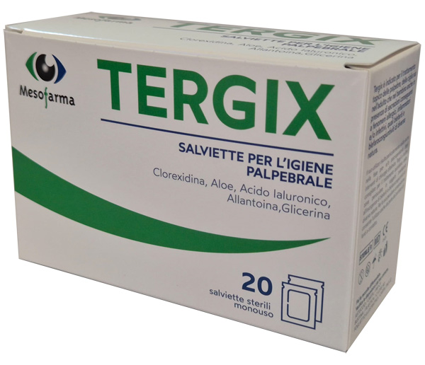 SALVIETTINA MONOUSO STERILI TERGIX PER IL TRATTAMENTO DELLA ZONA PERIOCULARE 20 PEZZI - Farmacia De Pasquale
