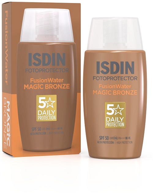 FUSION WATER MAGIC COLOR BRONZE SPF50 50 ML - Farmacia De Pasquale