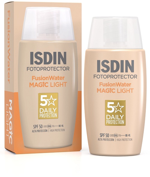 FUSION WATER MAGIC COLOR LIGHT SPF50 50 ML - Farmacia De Pasquale