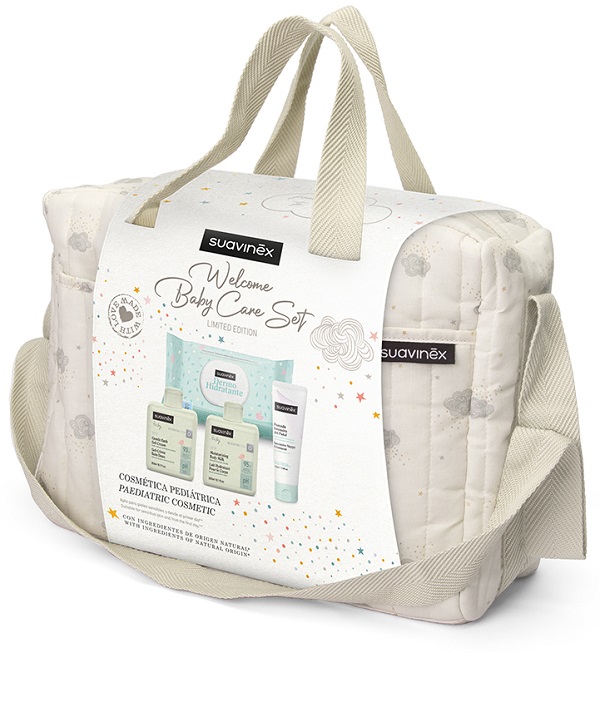 BORSA COSMETICA BEIGE 1 GENTLE BATH 300 ML + 1 MOISTURIZING BODY MILK 300 ML + 1 POMATA INTENSIVA 75 ML - Farmacia De Pasquale