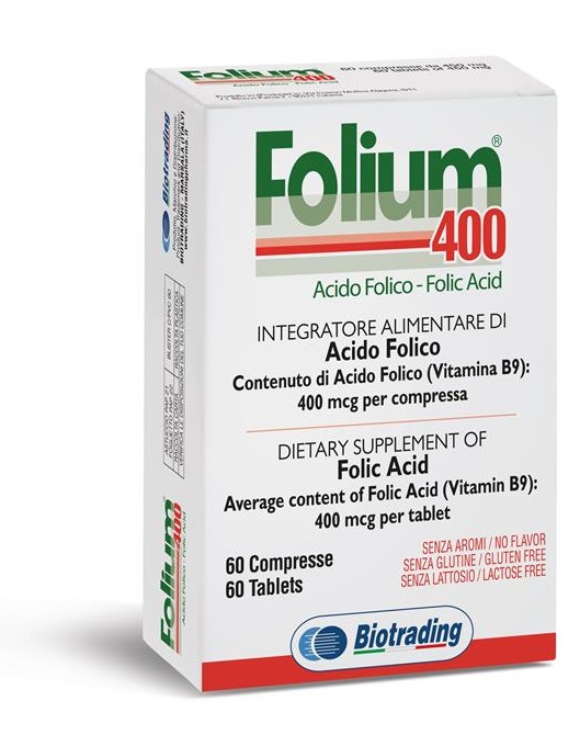 FOLIUM 400 60 COMPRESSE - Farmacia De Pasquale