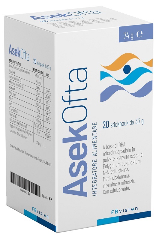 ASEK OFTA 20 STICKPACK - Farmacia De Pasquale