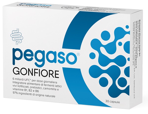 PEGASO GONFIORE 30 CAPSULE DA 100 MG SENZA GLUTINE NATURALMENTE PRIVO DI LATTOSIO - Farmacia De Pasquale