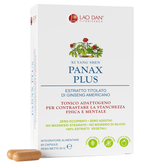 PANAX PLUS GINSENG AMERICANO 60 CAPSULE - Farmacia De Pasquale