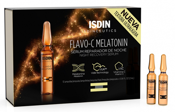 ISDINCEUTICS FLAVO C MELATONIN 10 FIALE - Farmacia De Pasquale