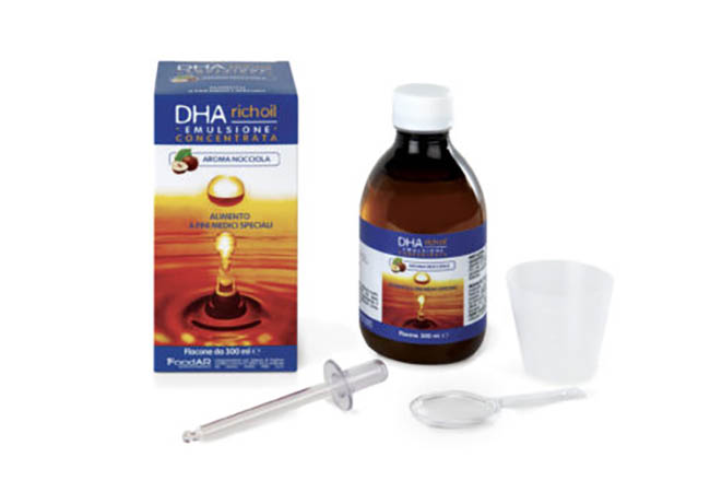 DHA RICHOIL SCIROPPO AL 25% DI DHA DI ORIGINE ALGALE GUSTO MANDORLA 30 ML - Farmacia De Pasquale