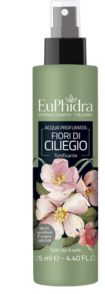 EUPHIDRA ACQUA PROFUMATA CILIEGIO IN FLACONE CON ETICHETTA POMPA SPRAY - Farmacia De Pasquale