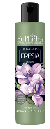EUPHIDRA CREMA CORPO IDRATANTE FRESIA IN FLACONE CON ETICHETTA - Farmacia De Pasquale