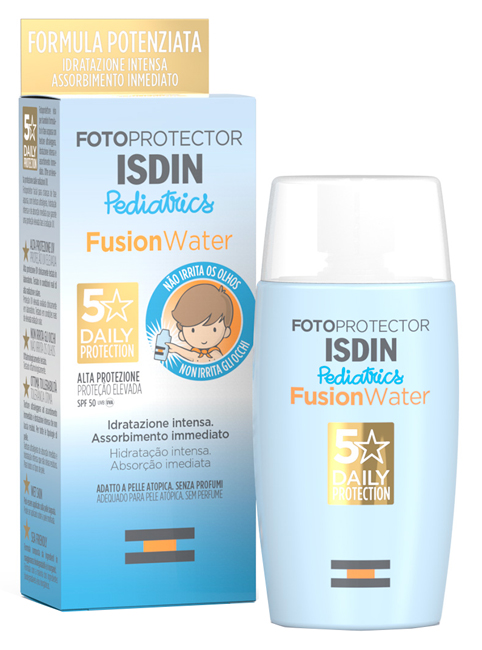 FOTOPROTECTOR PEDIATRICS FUSION WATER SPF50 - Farmacia De Pasquale