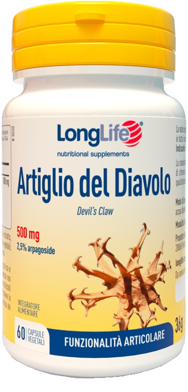 LONGLIFE ARTIGLIO DEL DIAVOLO 2% 60 CAPSULE - Farmacia De Pasquale