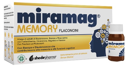 MIRAMAG MEMORY 10 FLACONCINI MONODOSE CON TAPPO DOSATORE 10 ML - Farmacia De Pasquale