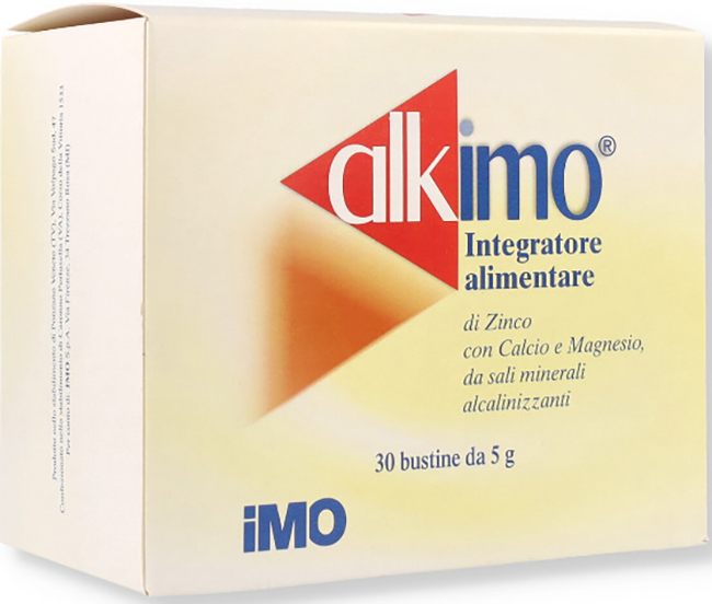 ALKIMO INTEGRATORE ZINCO CALCIO/MAGNESIO 30 BUSTINE - Farmacia De Pasquale