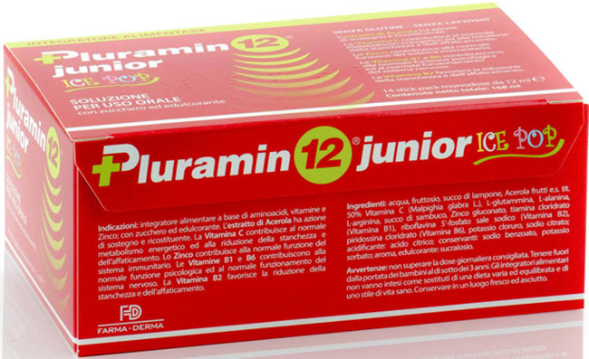 PLURAMIN12 JUNIOR 14 STICK PACK 12 ML - Farmacia De Pasquale